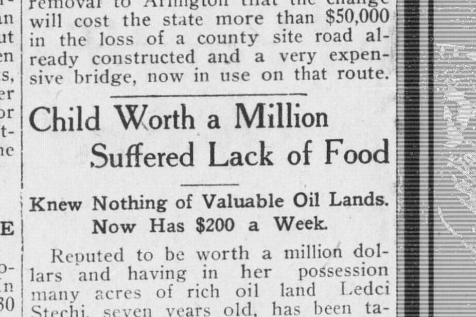 Relative of neglected Native girl uncovers pattern of atrocities and greed in Oklahoma