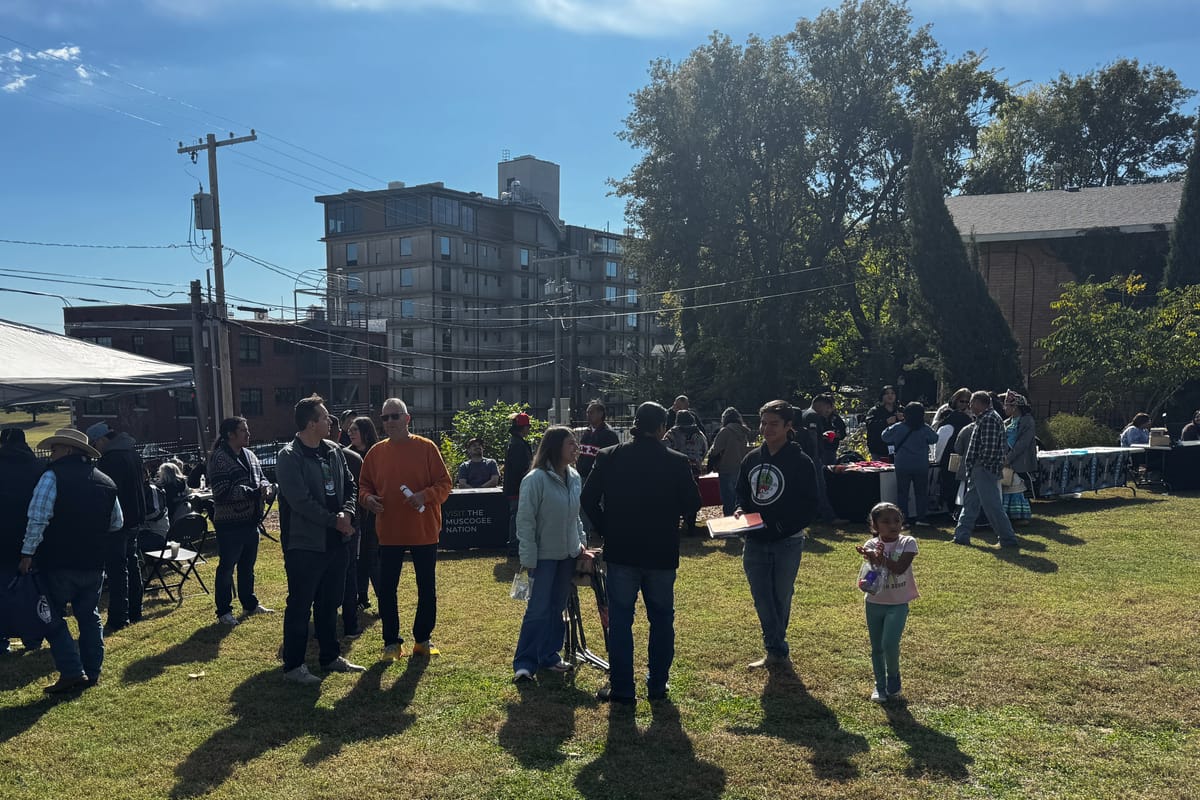 “We are still here” Muscogee youth witness history at Council Oak Tree