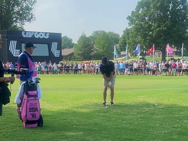 LIV tees off, no backpacks, and Eternal Heart