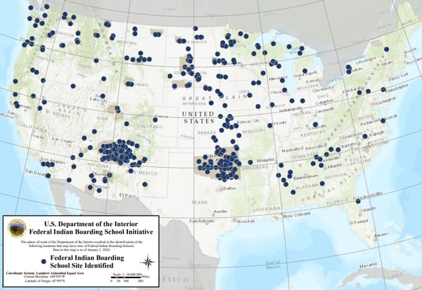 New boarding school report, child abuser sting, and tracking Indigenous health