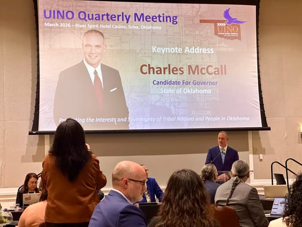 McCall pledges to restore relationships with tribal nations if elected governor